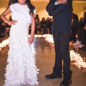 White gown for little girls